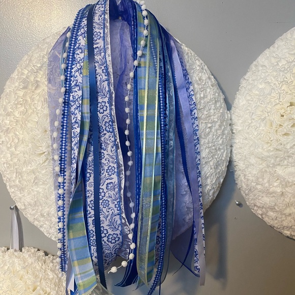 Classic White coffee filter Wreath - Timeless Seasonal Accent - Picture 4 of 5